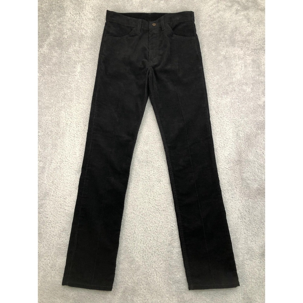 VTG Levi's 519 Corduroy Pants Men's 31x34 Black 1980's Made in USA